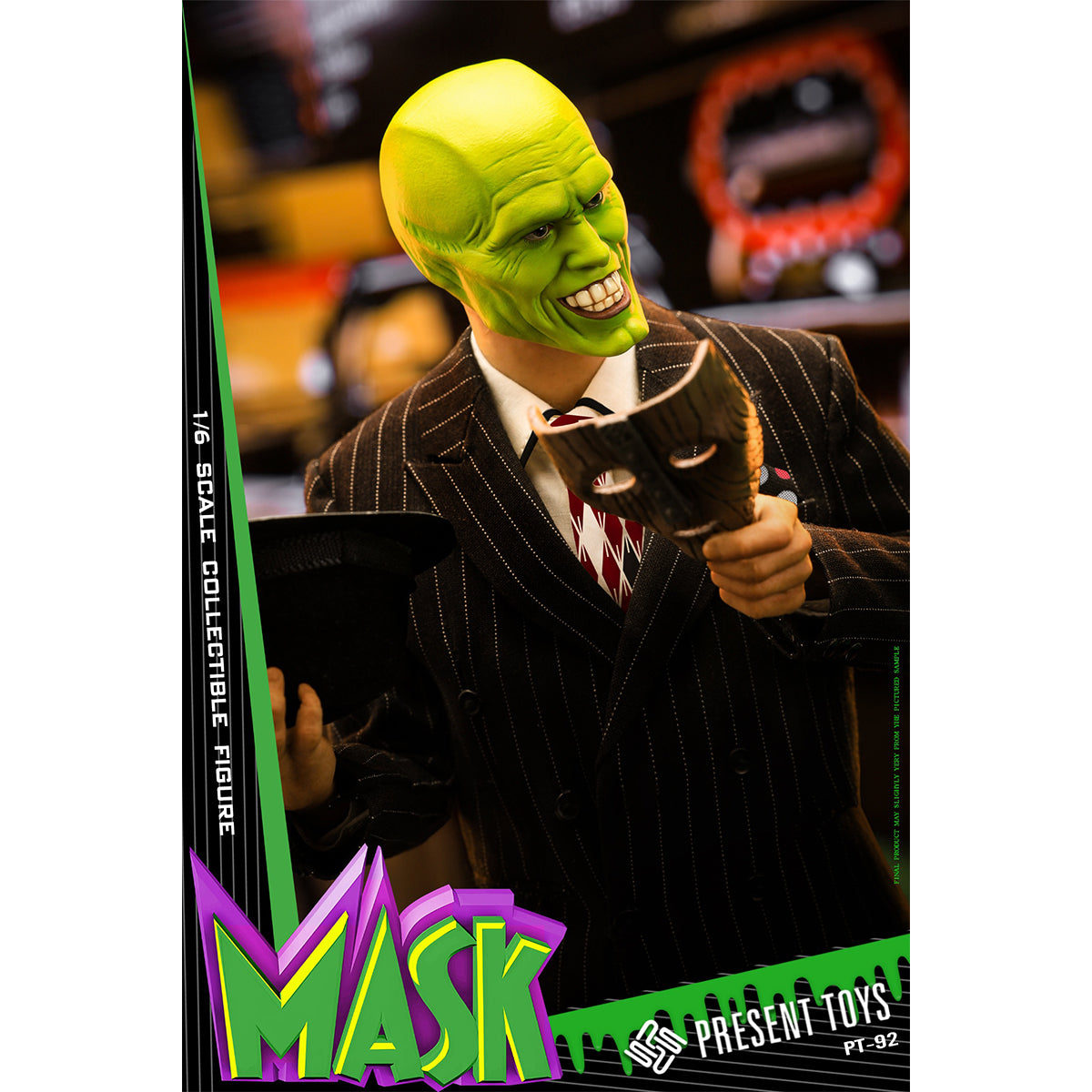 PRESENT TOYS Masked Man in Black Action Figures