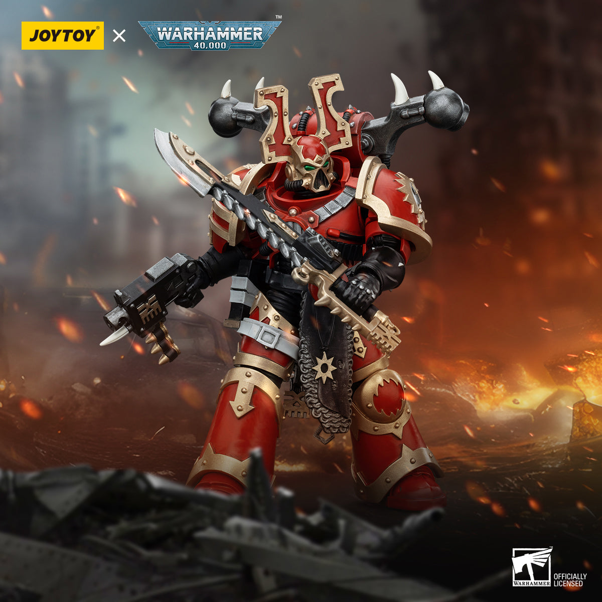 JOYTOY Warhammer 40K 1/18 World Eaters Khorne Berzerker 1 Action Figure