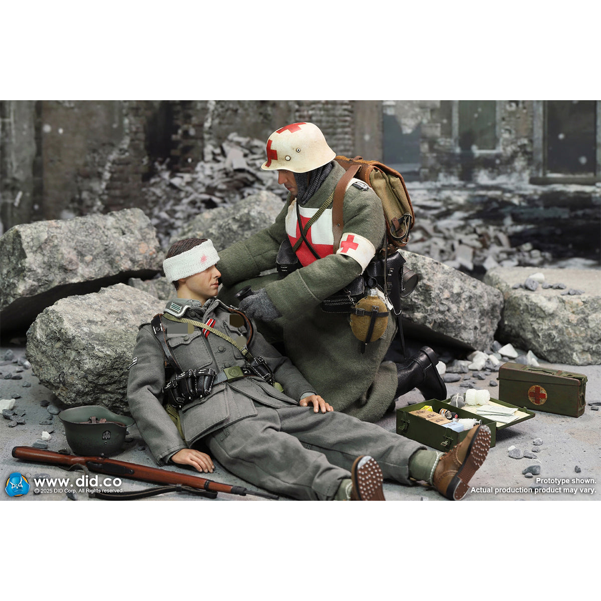 DID, Groger WWII German WH Medic Officer Candidate Unterazt, Action Figures