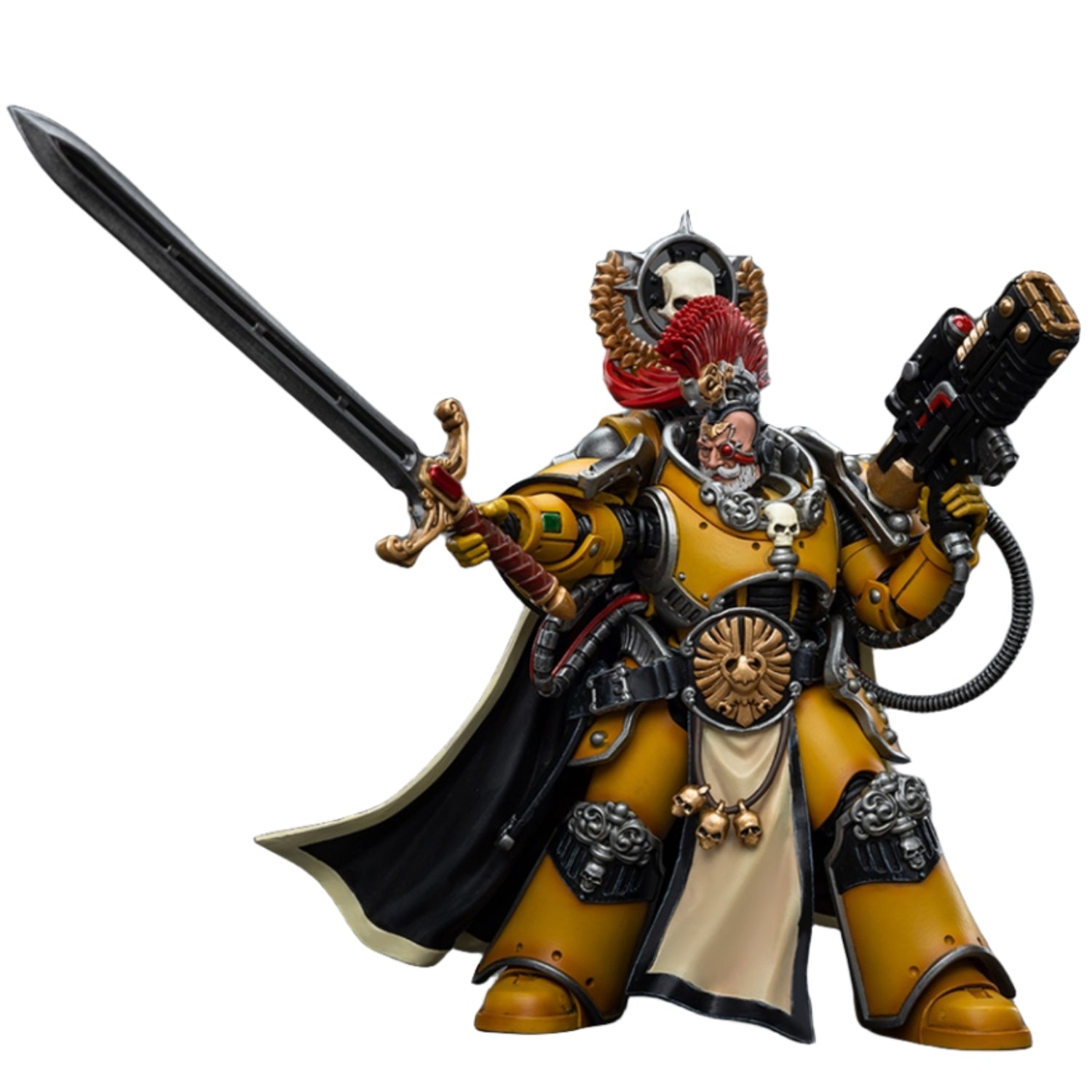 Figurine de collection JoyToy 30K The Horus Heresy : Imperial Fists Legion Praetor avec Power Sword, figurines d'action à l'échelle 1:18 JT9138