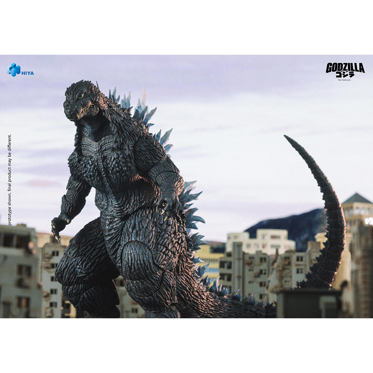 HIYA EXQUISITE BASIC Godzila vs. Mechagodzila Highly Articulated Atomic Breath Godzilla Action Figure