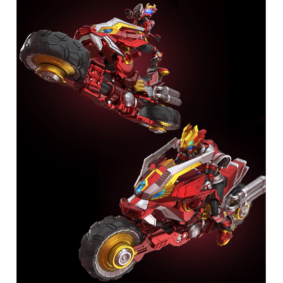 Yili Chuangwan RevEvolution Super Beast Fire Armor Lin Fei & Phantom Lin Flash Model Kit