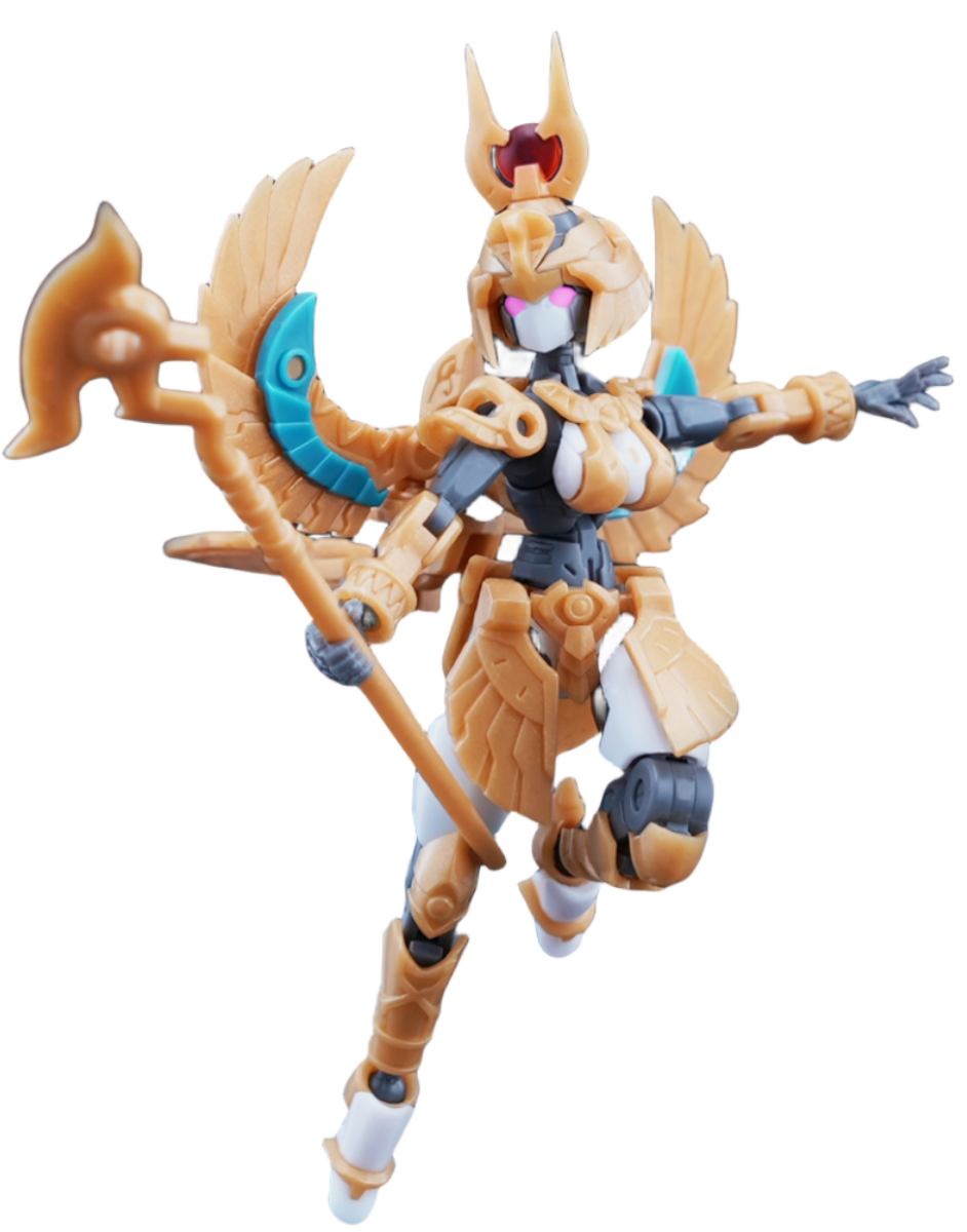 KEMO FIFTYSEVEN Kits de modelos de plástico: Marioneta Armoreo - Esis, estilo anime, Mecha Musume, figuras de acción coleccionables escala 1:24 (Esis)