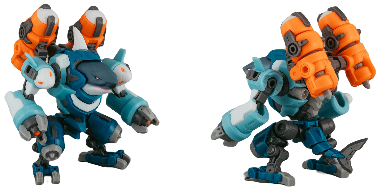 Kits de modelos de plástico KEMO FIFTYSEVEN: Manhunter - Deepsea Ripper, figuras de acción coleccionables a escala 1:24 (Deepsea Ripper)