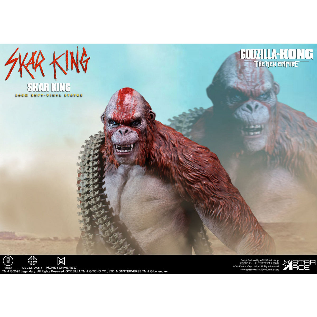 STAR ACE Toys Godzilla vs. Kong: The New Empire - Skar King Action Figure