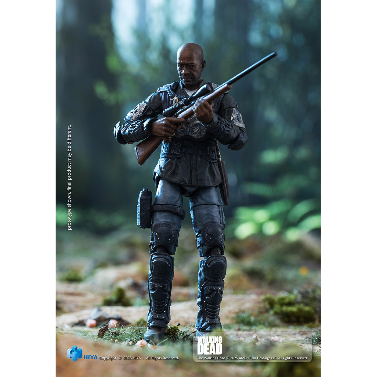 HIYA The Walking Dead Morgan EXQUISITE MINI Series 1/18 Scale Action Figure