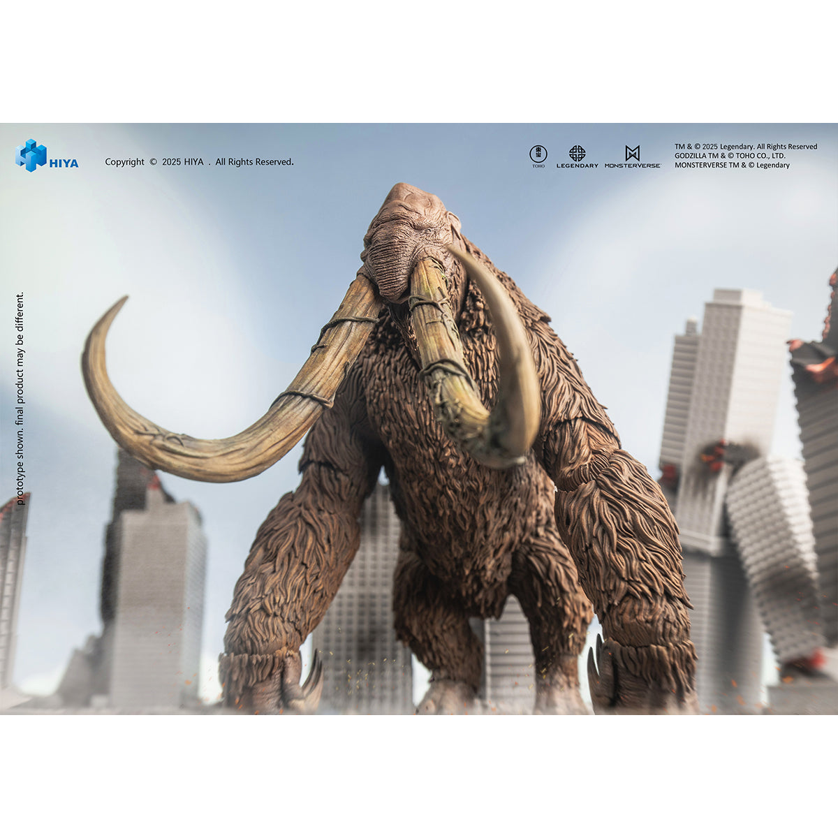 HIYA Godzilla: King of the Monsters: Behemoth EBG0184 Pre-Painted Articulated Figure Monster Action Figure