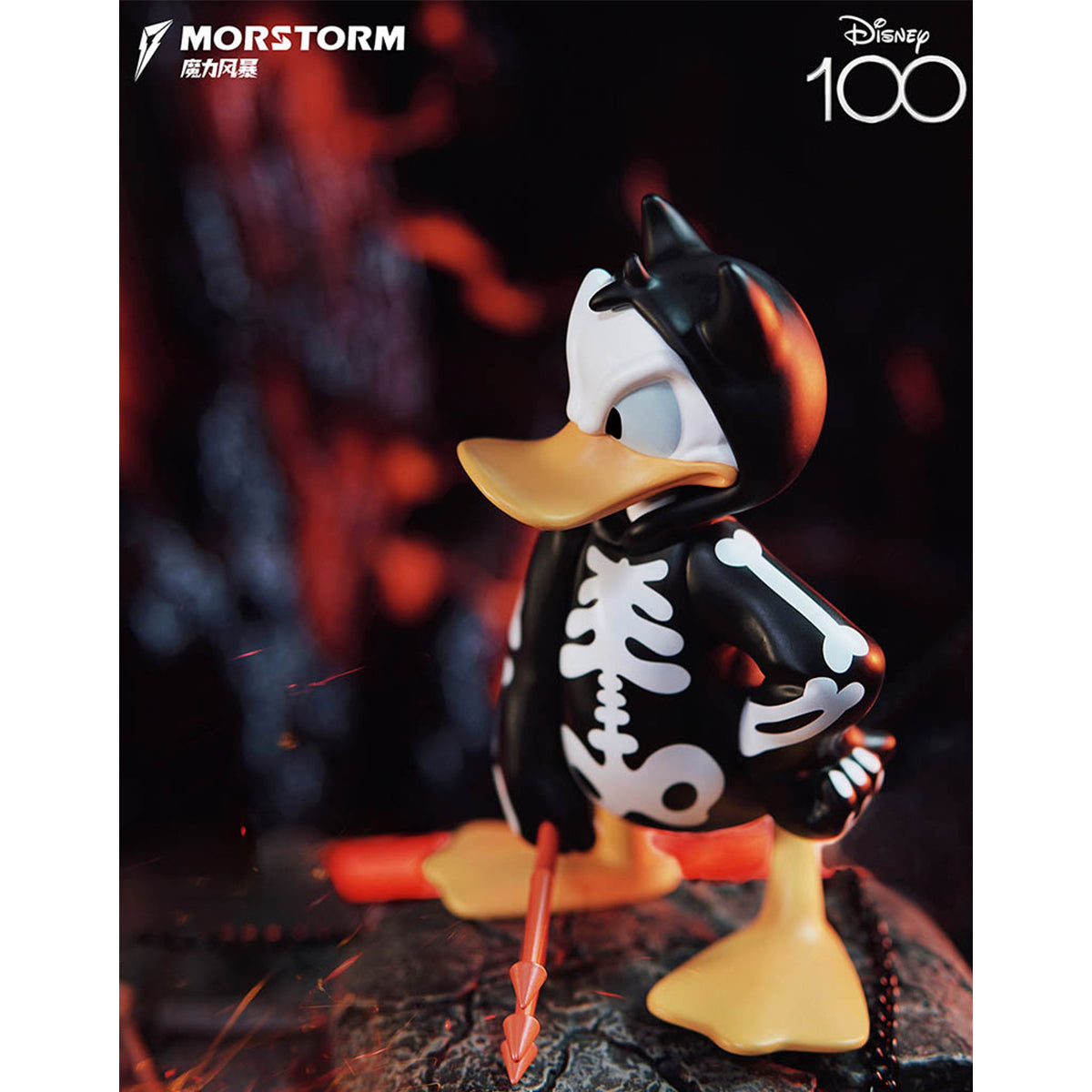 MORSTORM Disney 100th Anniversary Series Devilish Donald Duck Art Statue