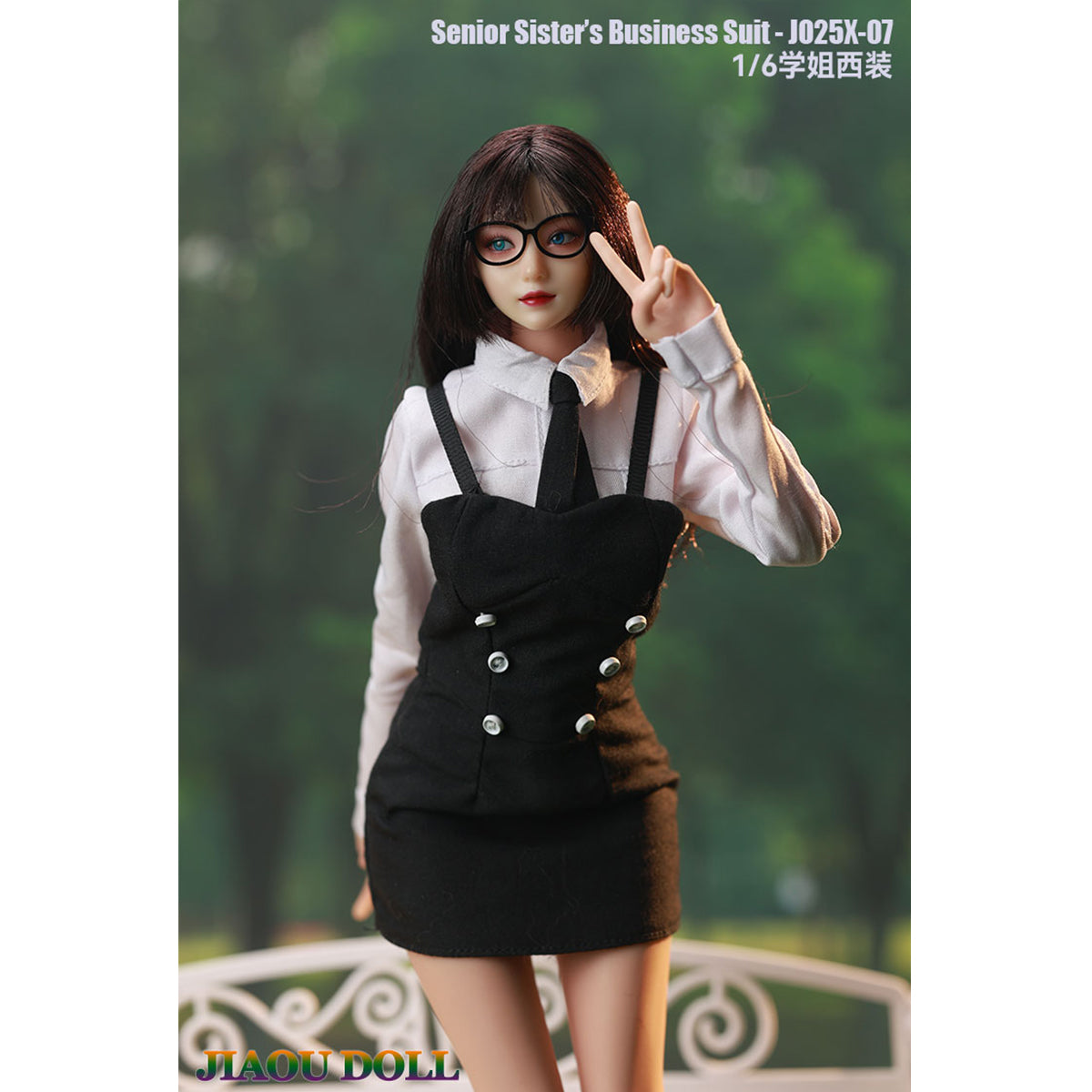 JIAOUDOLL Senior Student Suit Girl Group Short Blazer Doll Clothes Accessory Fit 1/6 Scale 12-inches Figure