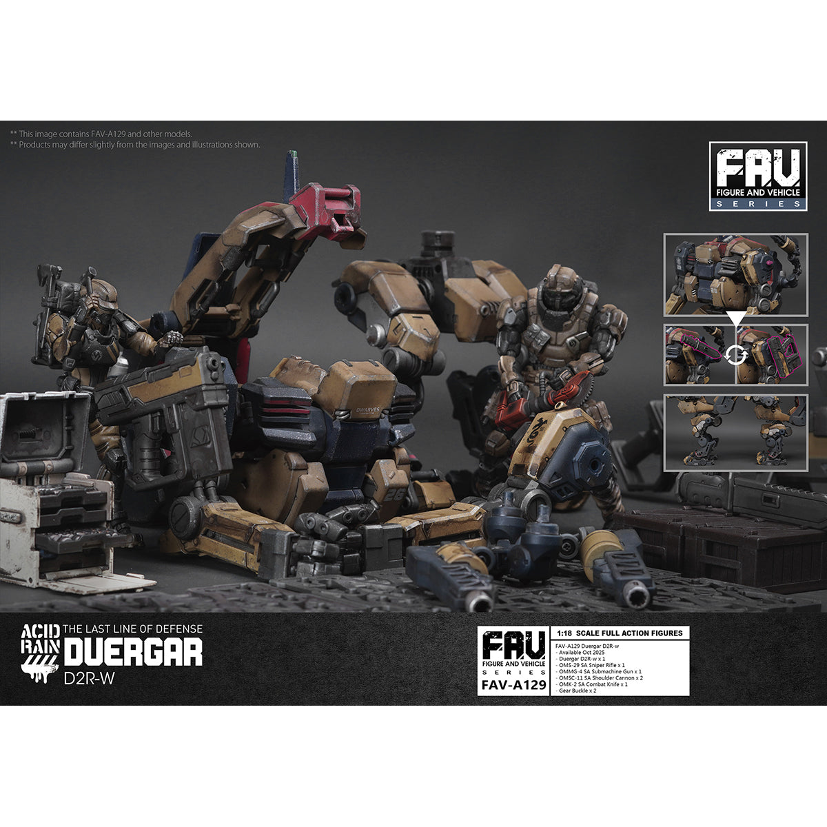 TOY ALLIANCE Acid Rain World FAV-A129 Duergar D2R-w Action Figures