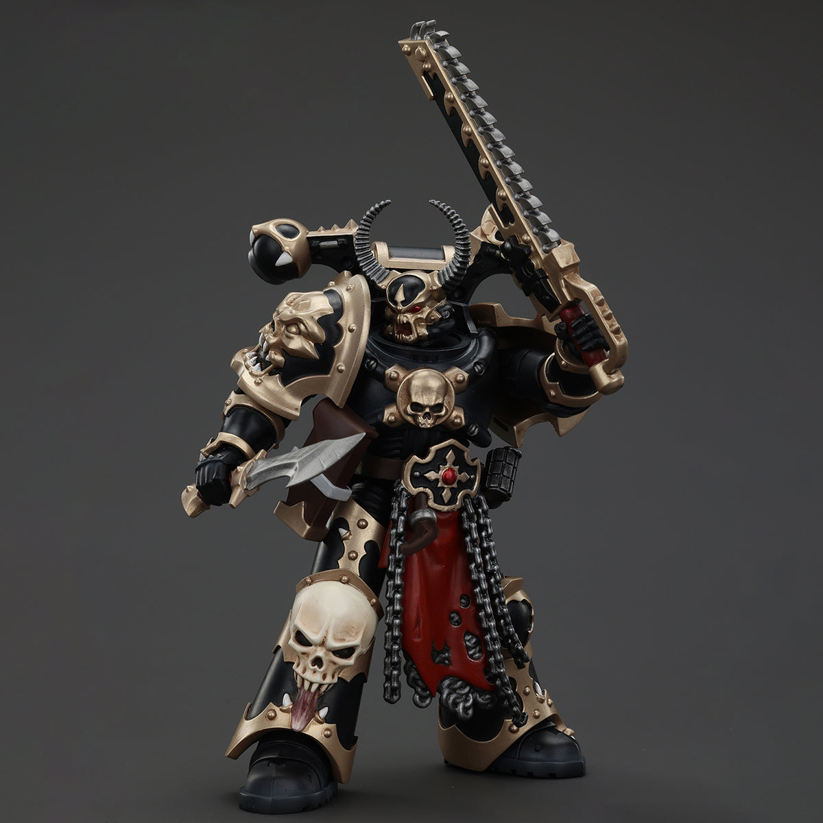 JOYTOY Warhammer 40K 1/18 Chaos Space Marines Black Legion Chosen with Combi-melta and chainsword JT00980 Action Figures