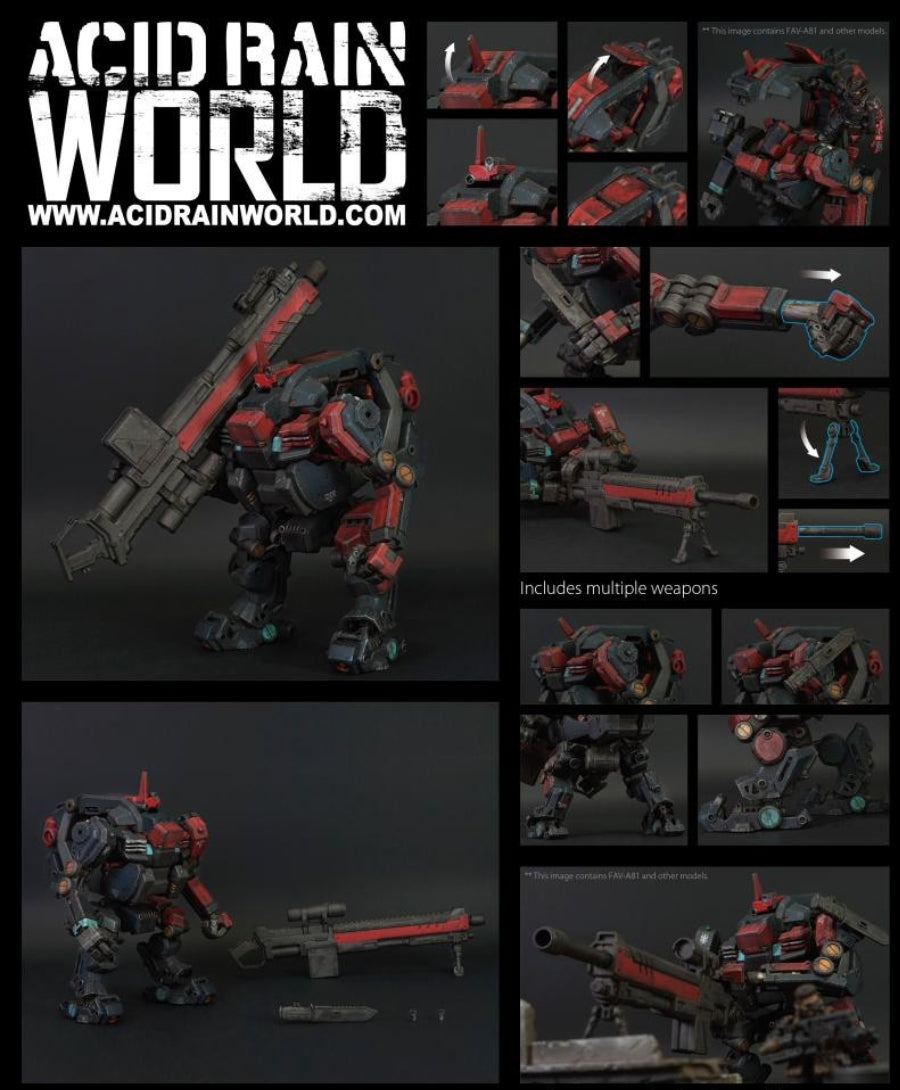 Figura coleccionable de Toys Alliance X Acid Rain: Acid Rain: Red Dwarf D2C-r 1:18 Figura de acción en miniatura FAV-A81