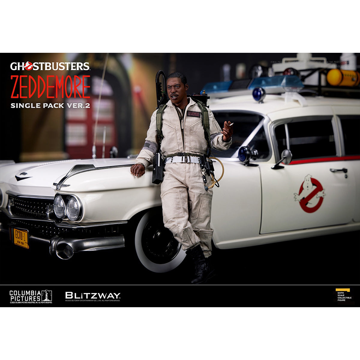Blitzway, Ghostbusters 1984, Winston Zeddemore/Dr. Egon Spengler/Dr. Raymond Stantz/Dr. Peter Venkman, Single Pack ver.2, 1/6 Scale Action Figure