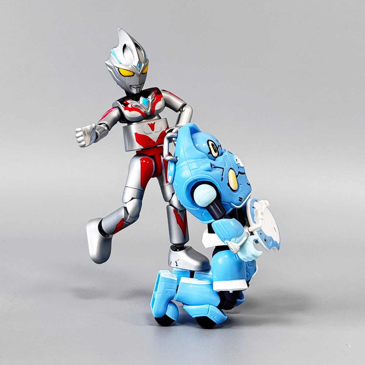 Figuras de caja ciega Blokees Ultraman Hunmanoid Ornamen Galaxy Version 13 Unleash Imagination