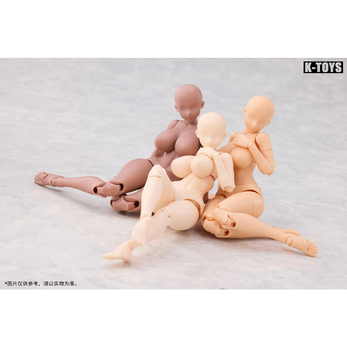 K-Toys Articulated joints Female Anime Type Large Bust 1/12 Scale Action Figure Body