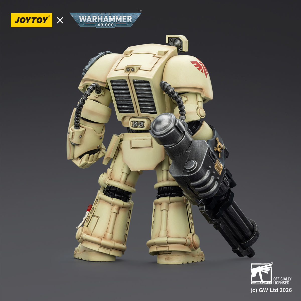 JOYTOY Warhammer 40,000 Dark Angels Deathwing Terminator with Power Fist and Assault Cannon & with Power Fist and Storm Bolter & with Power Sword and Storm Bolter Action Figure