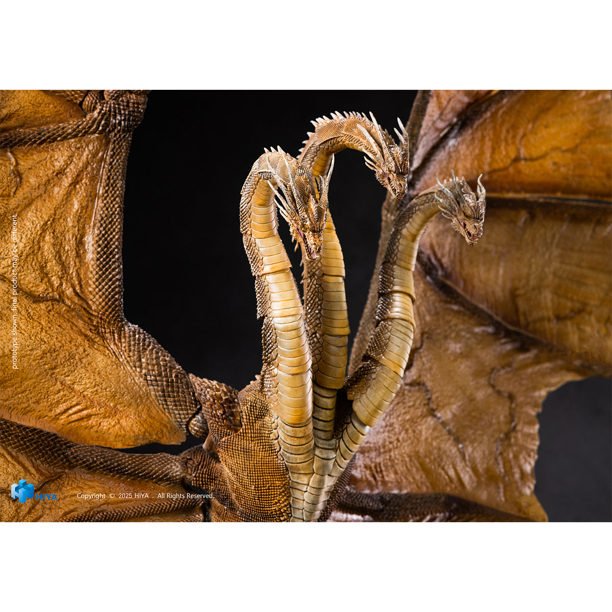 Hiya Toys Godzilla: Rey de los Monstruos - King Ghidorah 2.0 Exquisitas Figuras de Acción Básicas