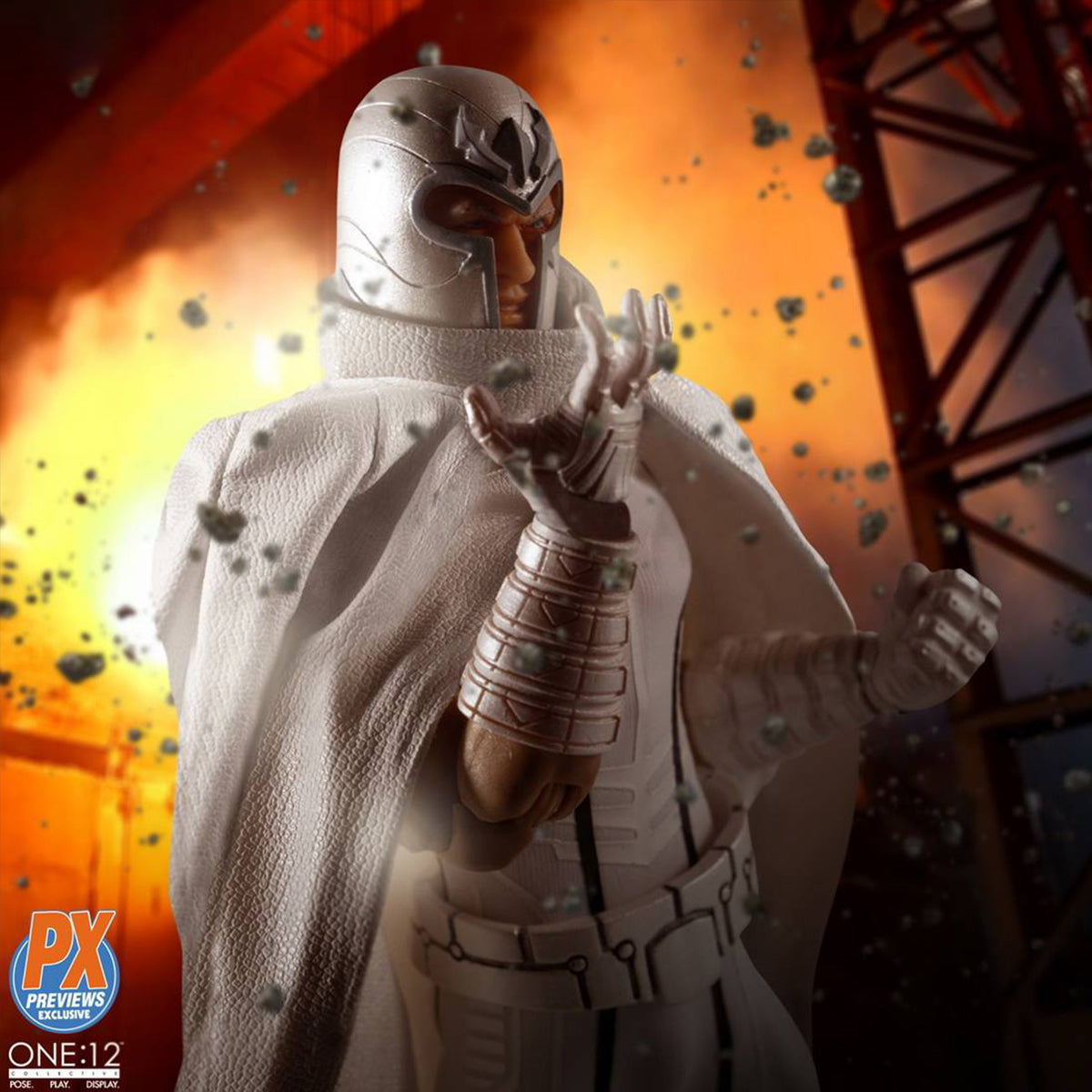 Mezco Toyz Marvel One:12 Collective Magneto (Marvel Now Edition) PX AF AUG198176 1/12 Scale Action Figure