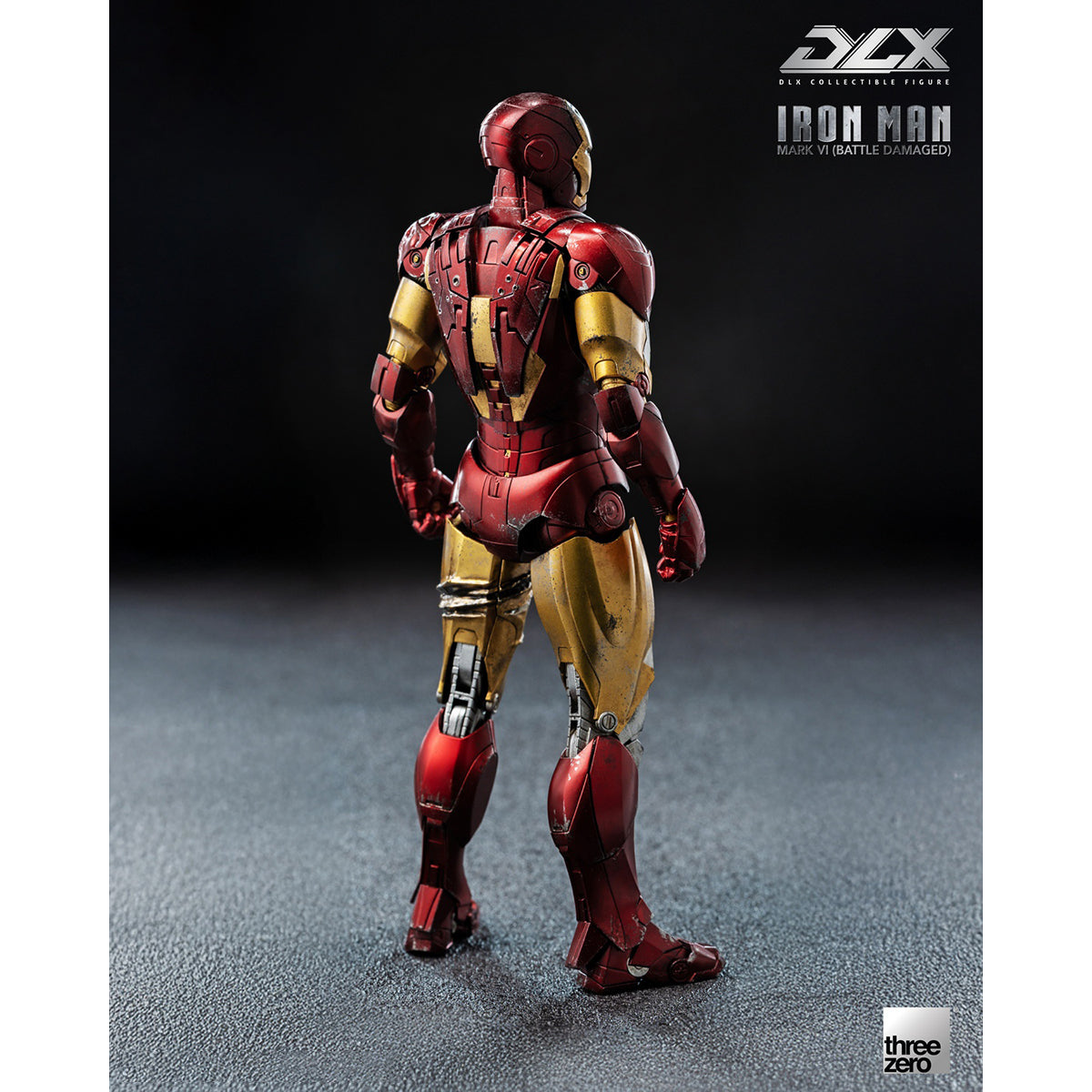 Threezero DLX Iron Man Mark 6 Battle Damaged Version 3Z09180C0 Action Figure