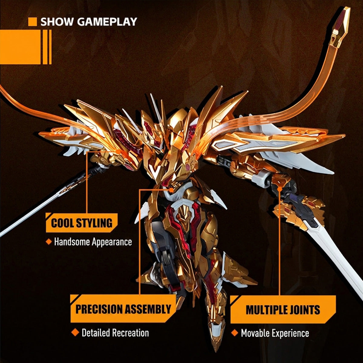 Motor Nuclear BV-XH03CA Legend of Star General Xunyong Class Dongyuan Zhu Star Color Version Plastic Mecha Assembly Model Kit