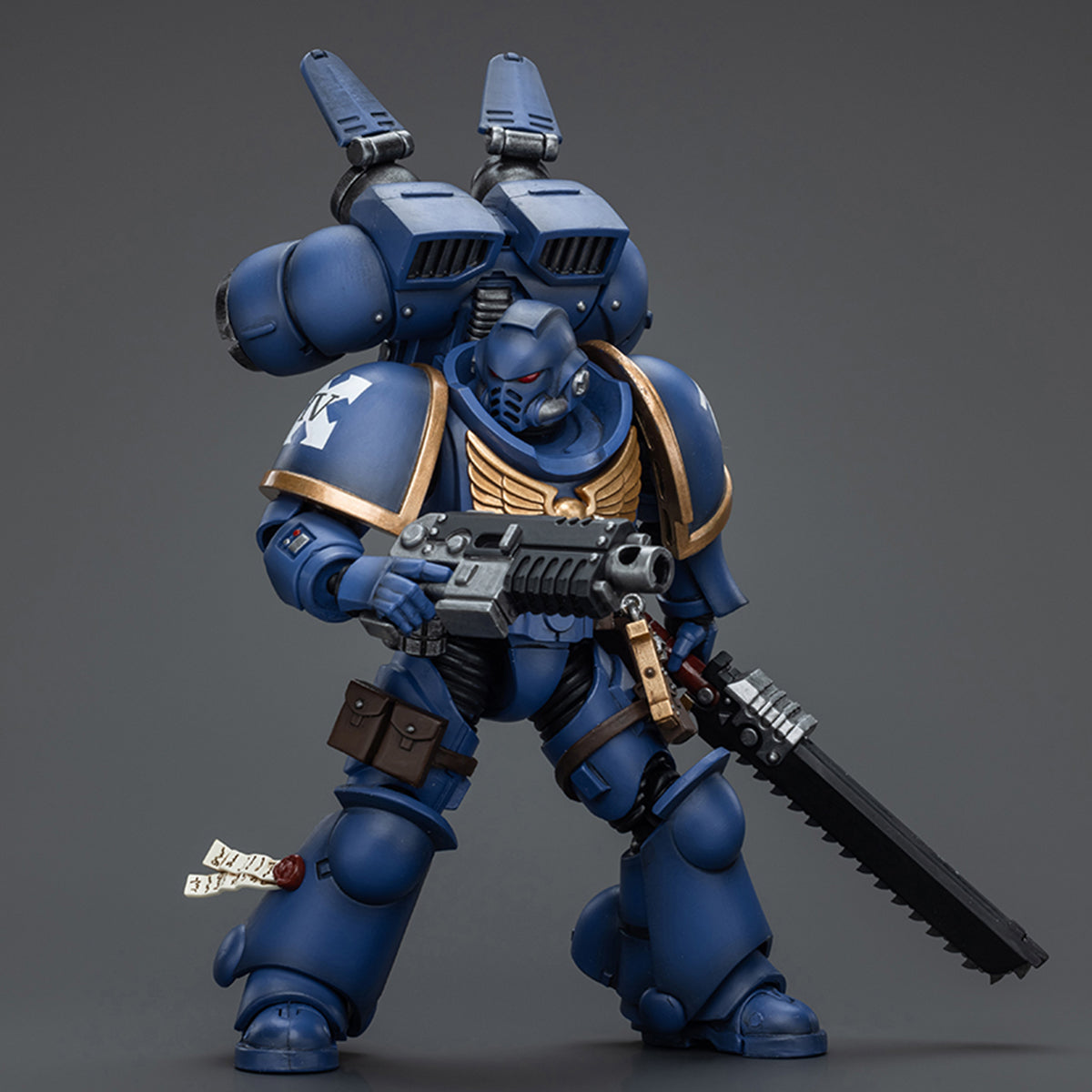 Figura coleccionable JoyToy Warhammer 40K: Ultramarines con propulsión a salto, Intercessors, Intercessor 1, escala 1:18, JT2153…