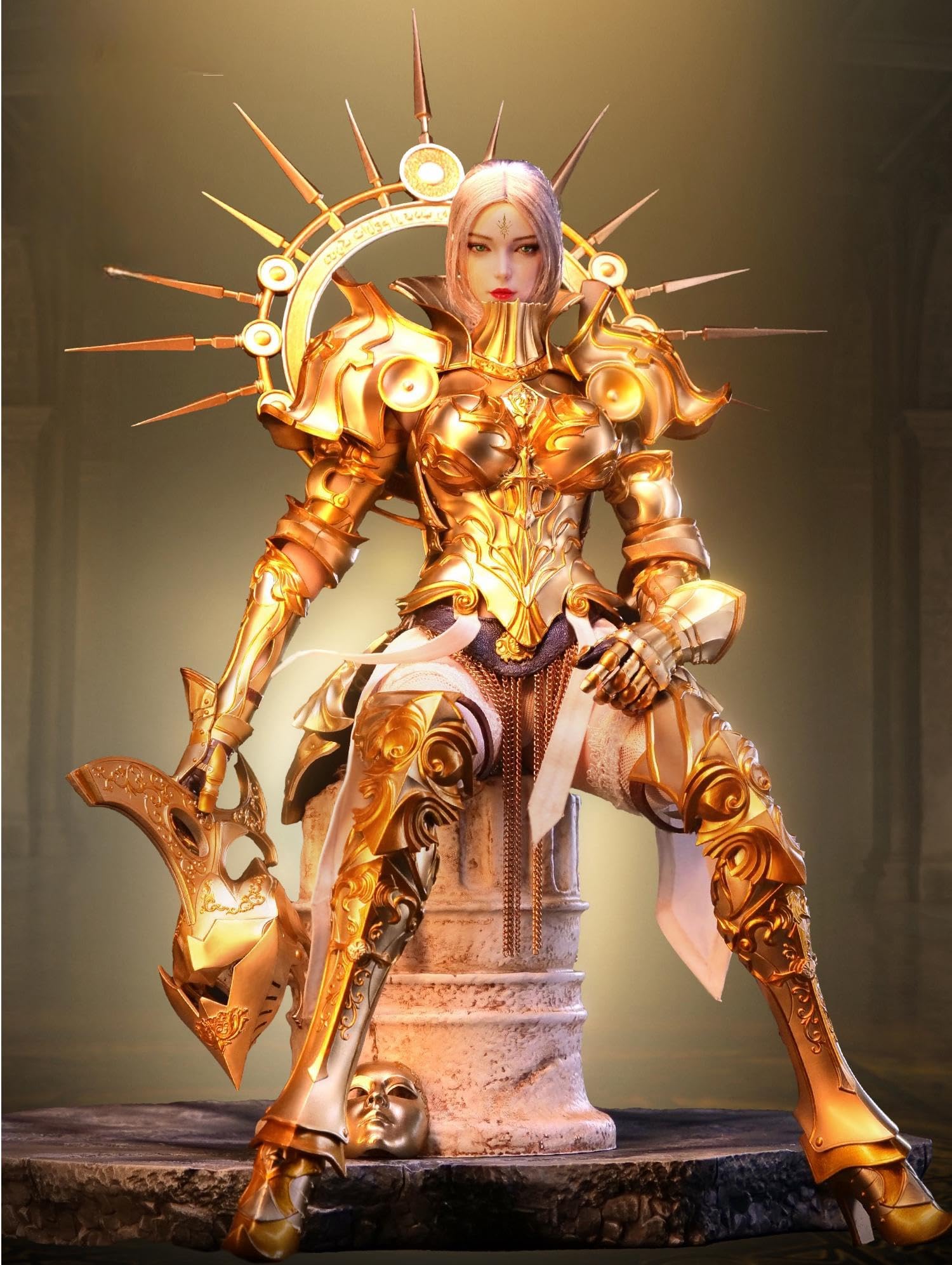 Figura coleccionable de Lucifer: Raphael, cantante de Wings of Salvation, estilo anime, diseño sin costuras, figura de acción en miniatura femenina a escala 1:6.