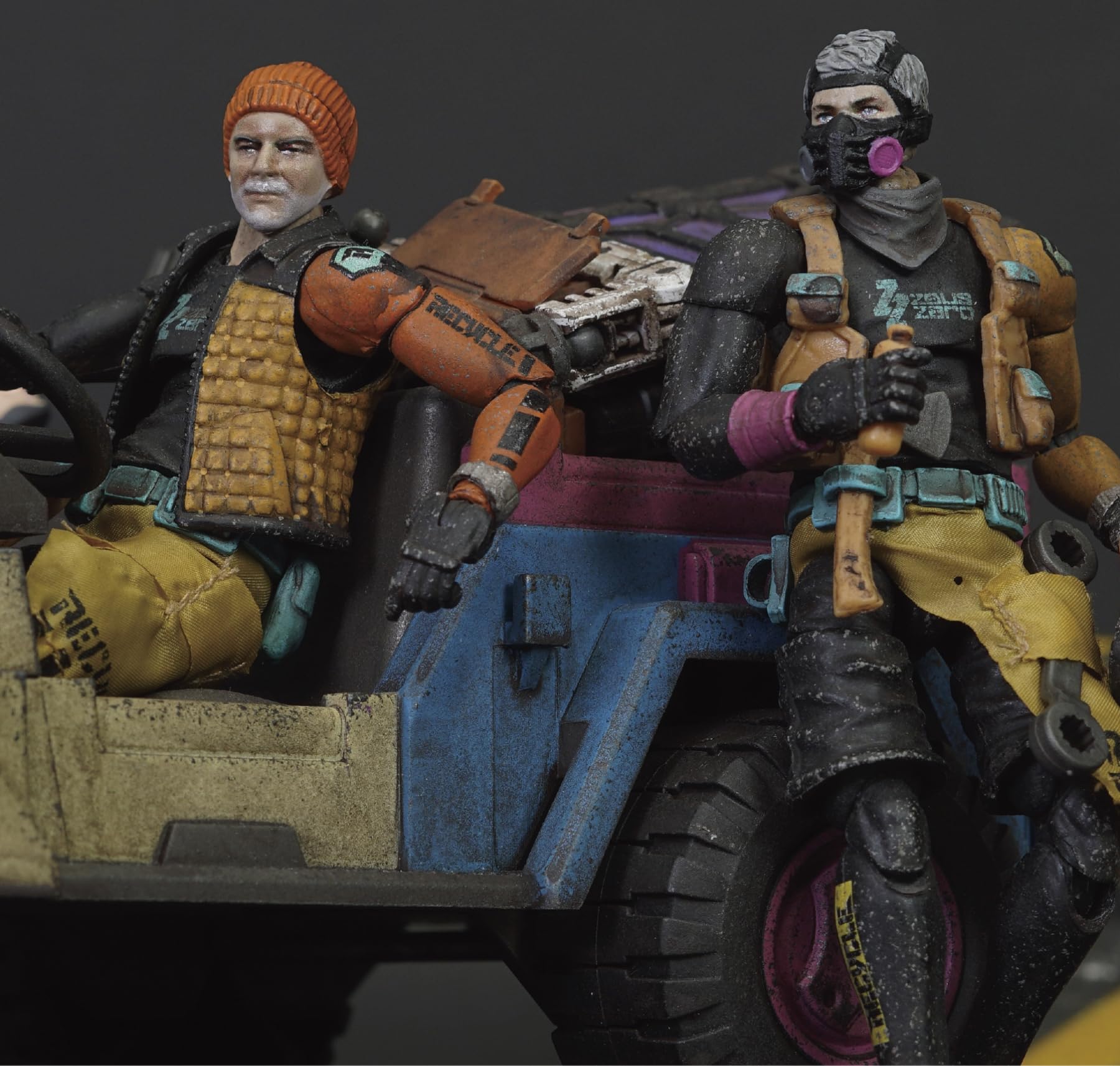 Figura coleccionable de Toys Alliance: Acid Rain Misshaku y Naraen Figura de acción en miniatura 1:18