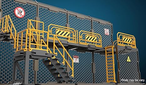 Accessoire pour figurine FreshRetro à l'échelle 1/18 : ensemble de construction diorama, base en filet de fer B pour figurine miniature de collection SIB06