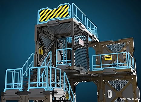 Accesorio para figura de acción FreshRetro a escala 1/18: Set de construcción de dioramas, Fortificaciones: Modelo para figura coleccionable en miniatura SIB03