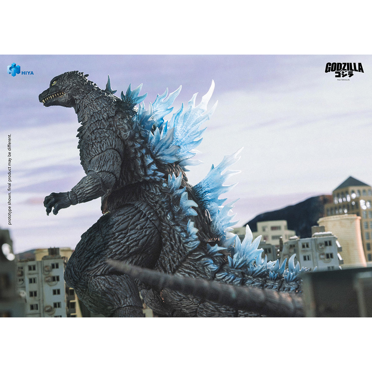 HIYA EXQUISITE BASIC Godzila vs. Mechagodzila Highly Articulated Atomic Breath Godzilla Action Figure