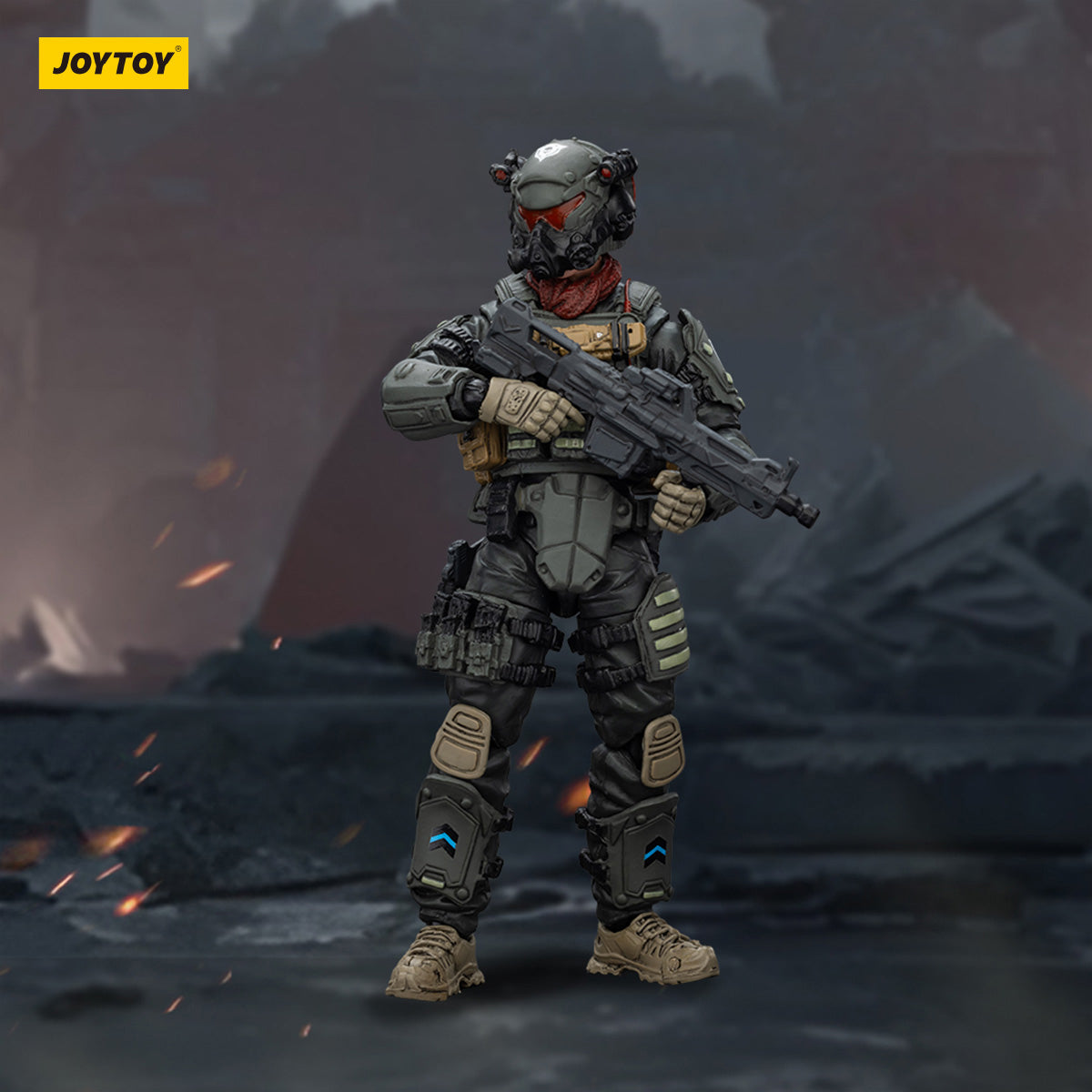 (Only Shipped to the US) JOYTOY Stellar Scar Assault Team Darksilicon JT01888 1/18 Scale Action Figure