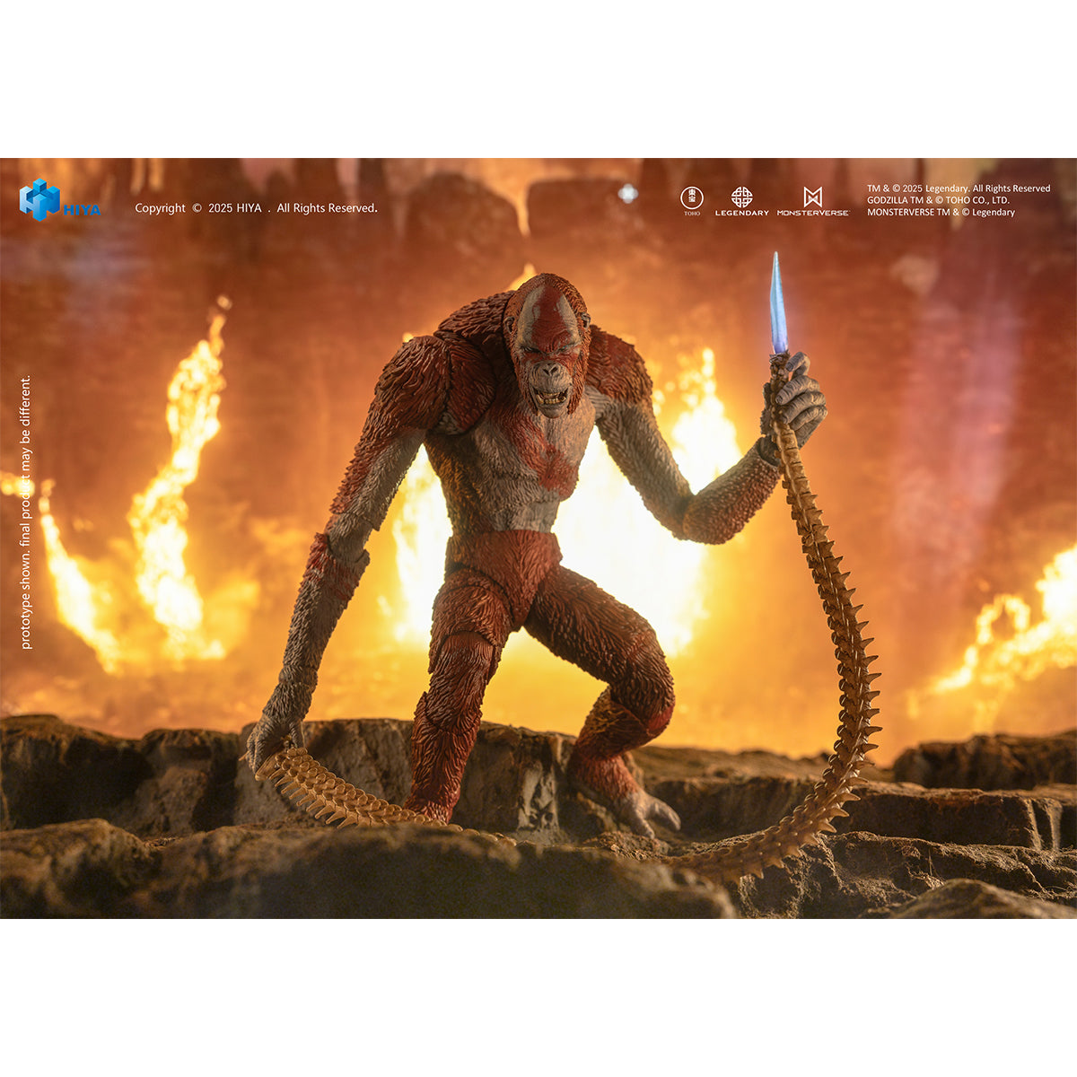 HIYA Exquisite Basic Series 6 Inch Godzila x Kong The New Empire Skar King EBG0417 Action Figure