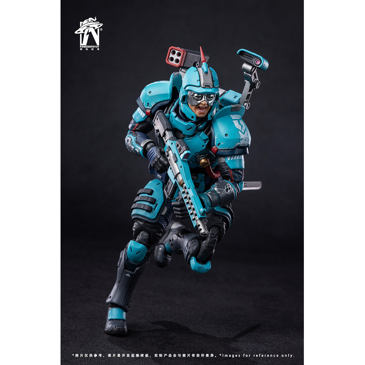 Powerspotoy Xpedion Steel Thunder Special Force Tactical ARM 1/12 Scale Action Figure & Diorama Base