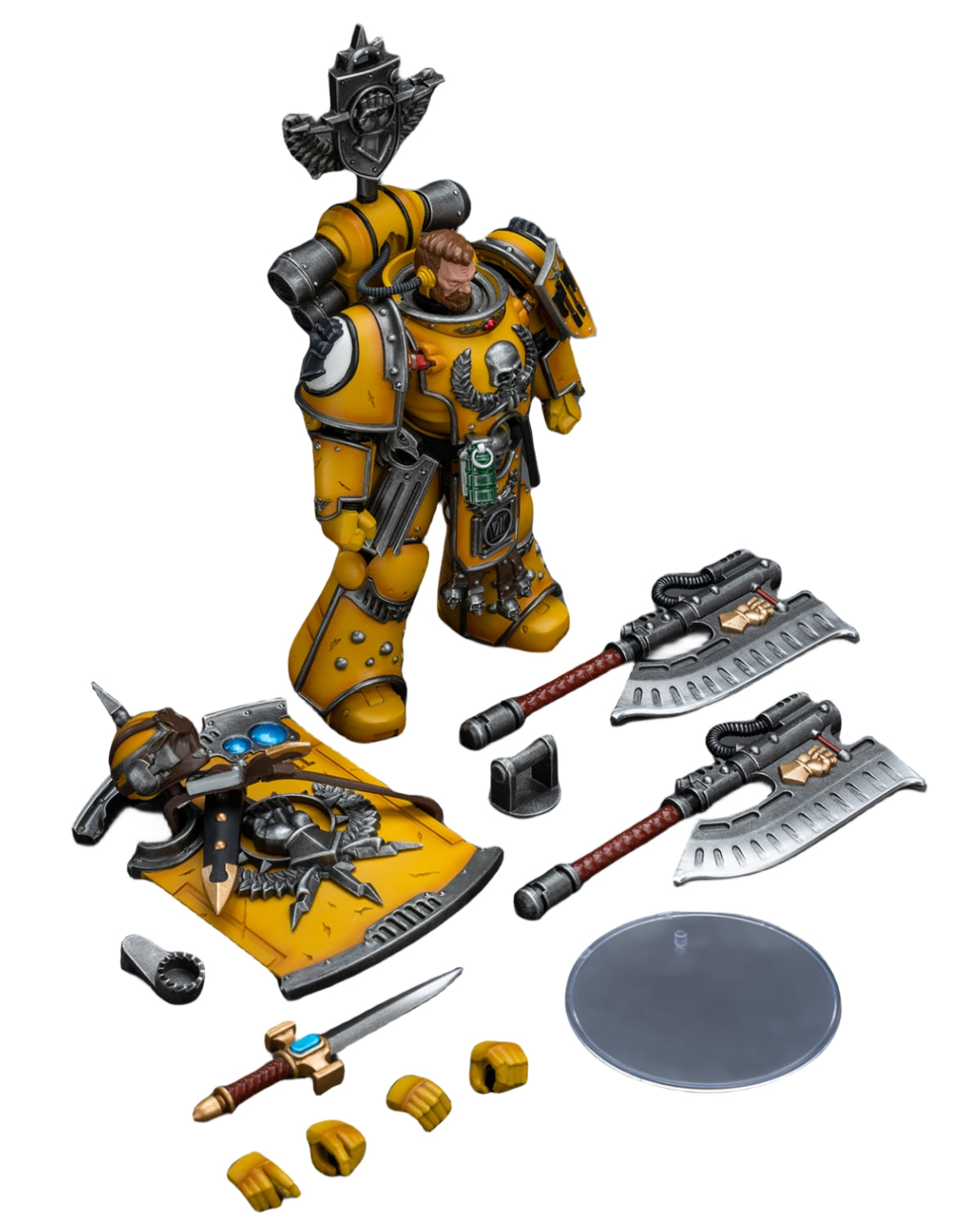 Figurine de collection JoyToy 30K The Horus Heresy : Imperial Fists Fafnir Rann, échelle 1:18, JT9145