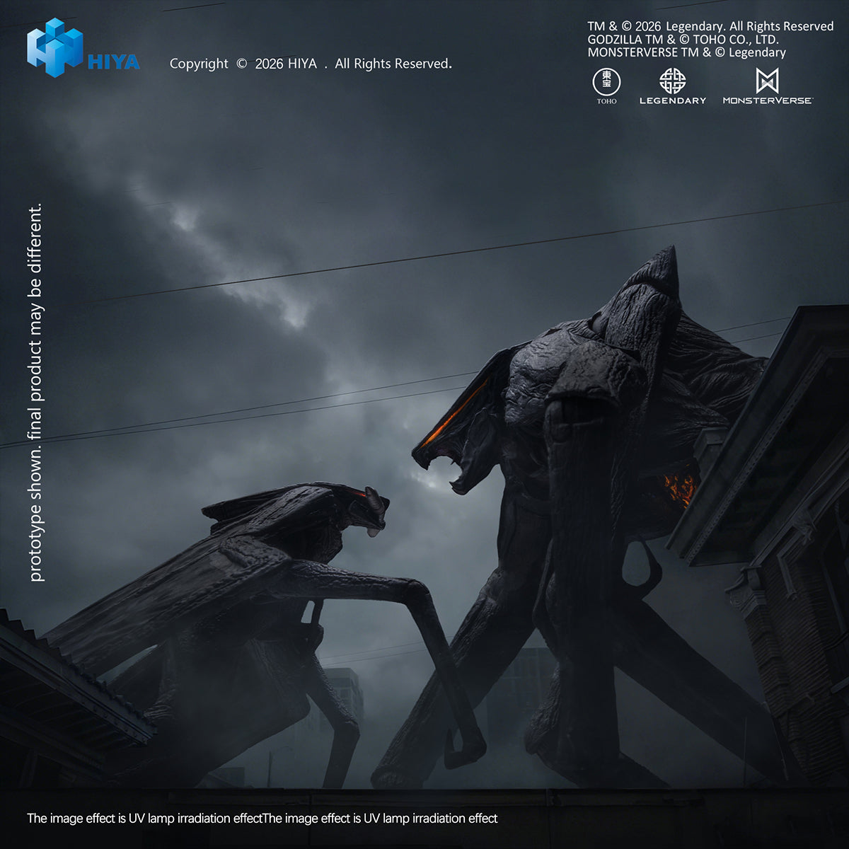 HIYA Godzilla (2014) Male & Female Muto EBG0240 Action Figure Set