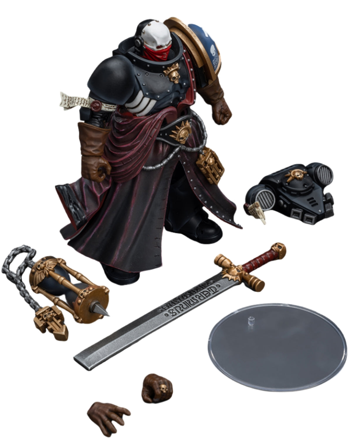 Figura coleccionable JoyToy de Warhammer 40K: Ultramarines Judicial, escala 1:18, JT8896