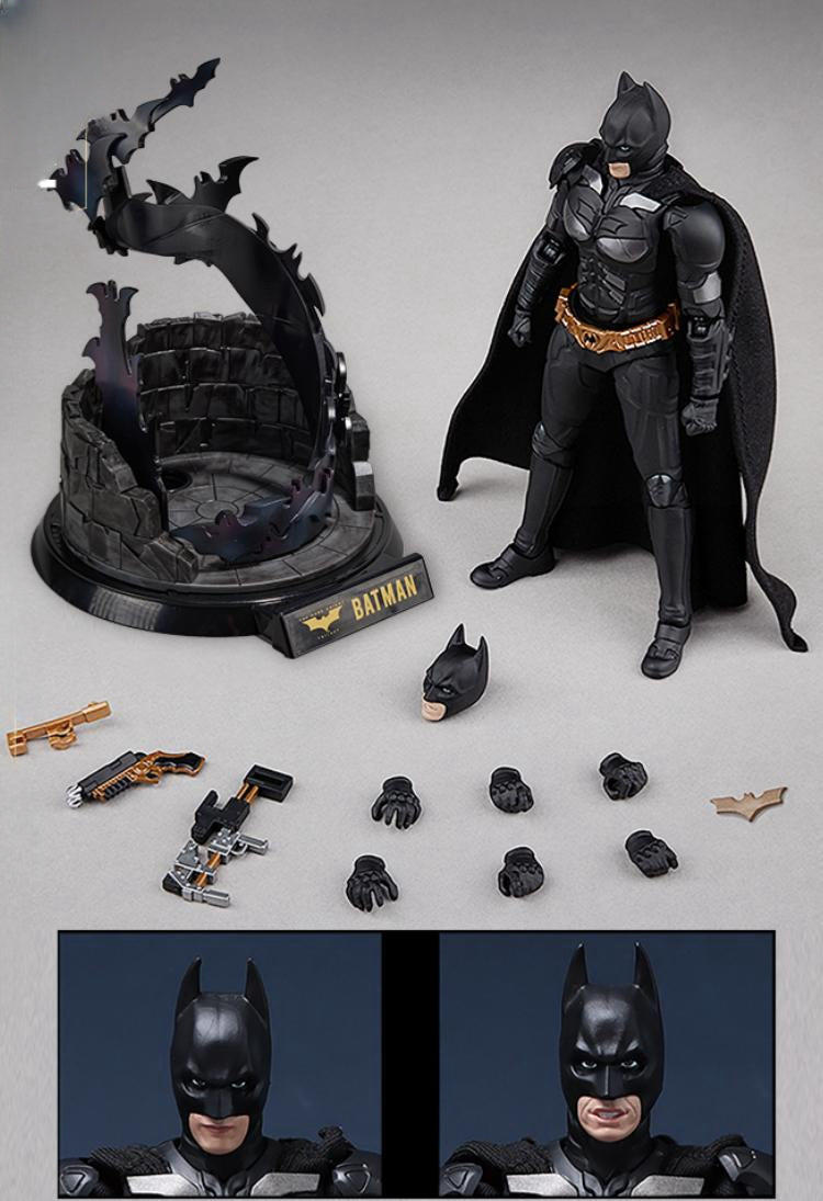 Ensemble complet Fondjoy : Bat Man avec support, édition Deluxe, figurine miniature à l'échelle 1:9