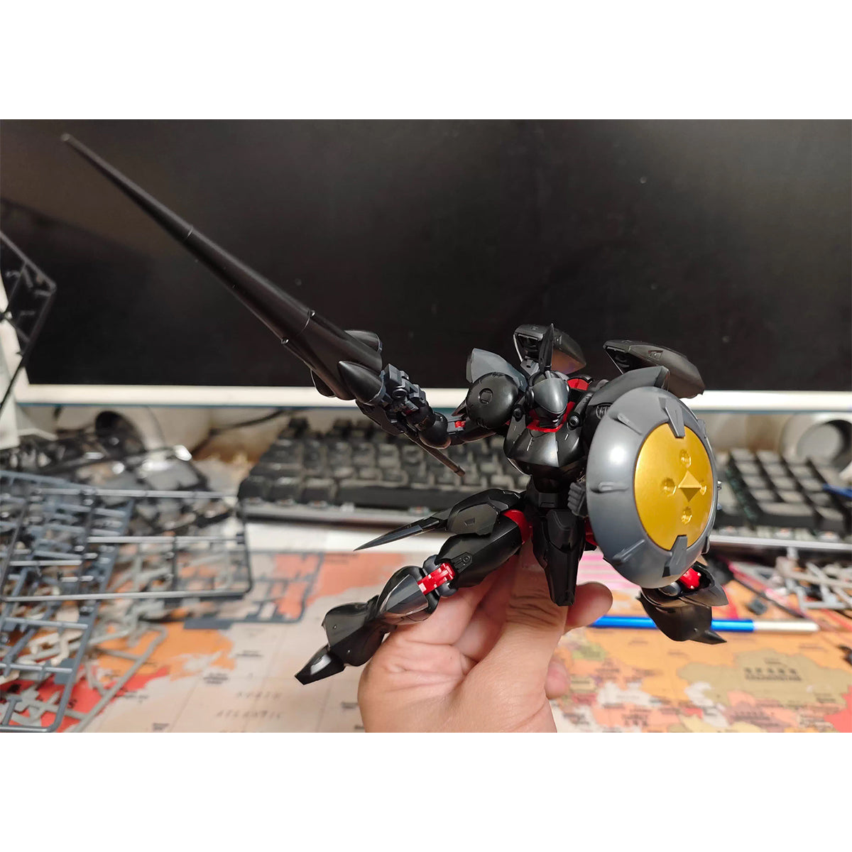 Sheik Mainland Super Cavalry Actaeon (Dual Head Sculpts) 1/144 Scale Assembly Model Kits