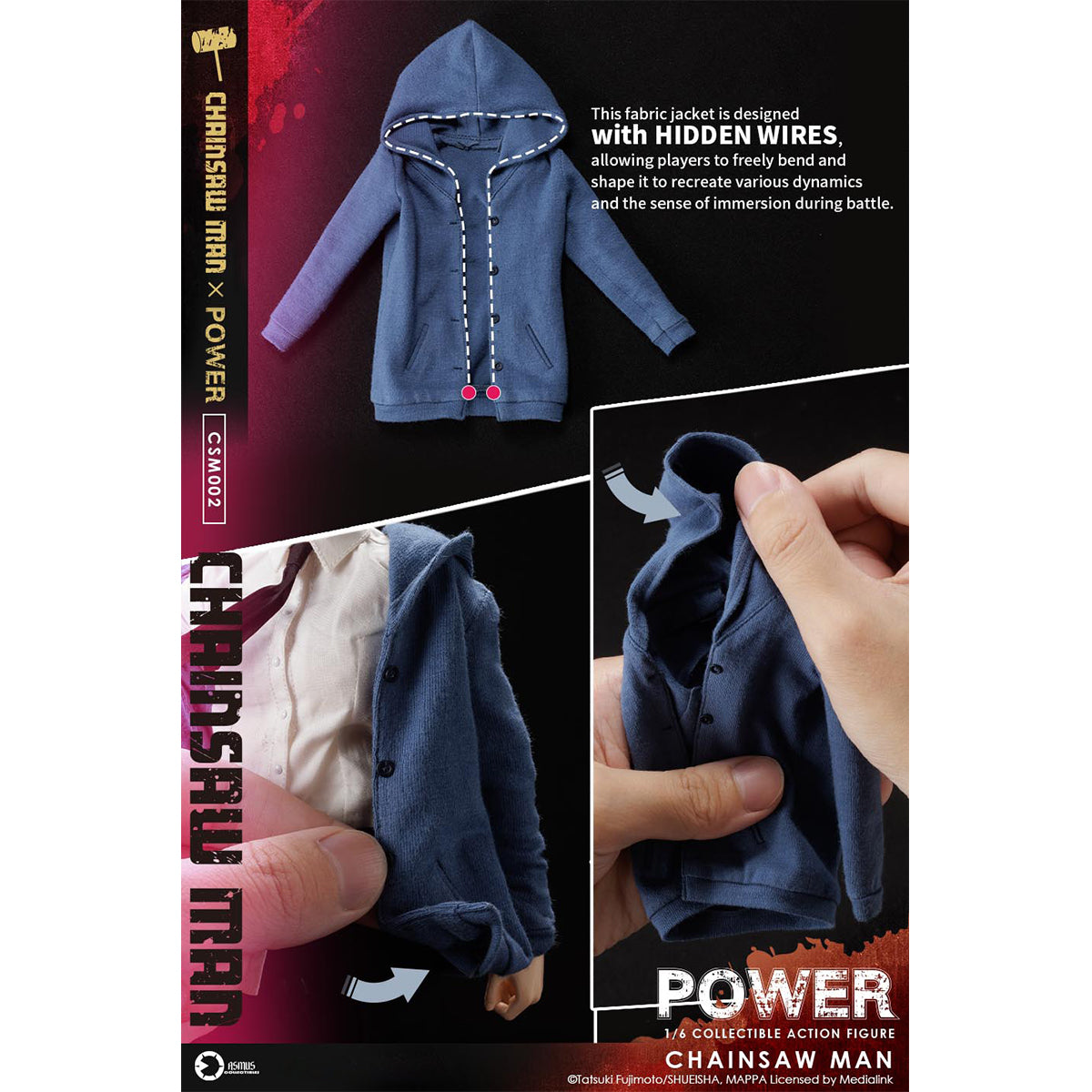 Asmus toys Chainsaw Man: Power 1/6 Scale Animation Action Figure