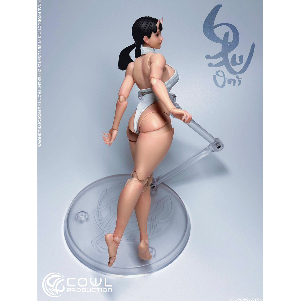 COWL PRODUCTION Ghost Non-makeup Female CP00 Articulated Joints 1/12 Scale Action Figure Body