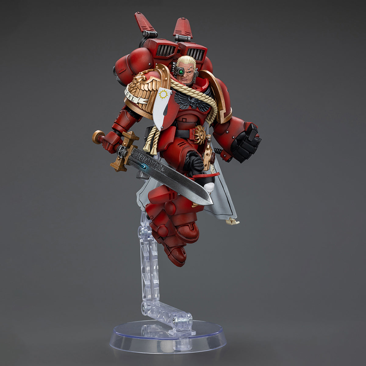 (Only Shipped to the US) JOYTOY Warhammer 40,000 1/18 Blood Angels Captain With Jump Pack JT4997 Action Figures Collection Model Gift