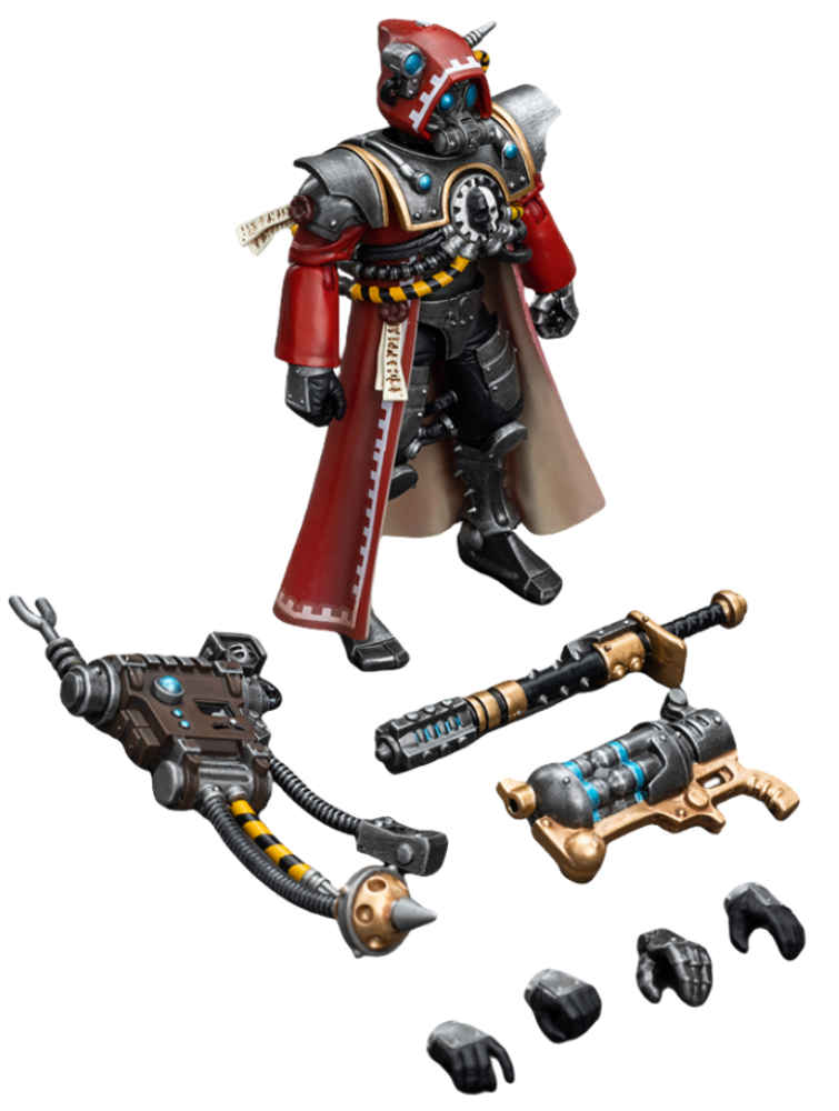 JoyToy 40K Figurine de collection : Adeptus Mechanicus Skitarii Ranger Alpha Figurines d'action à l'échelle 1/18 JT7844 (Ranger Alpha)