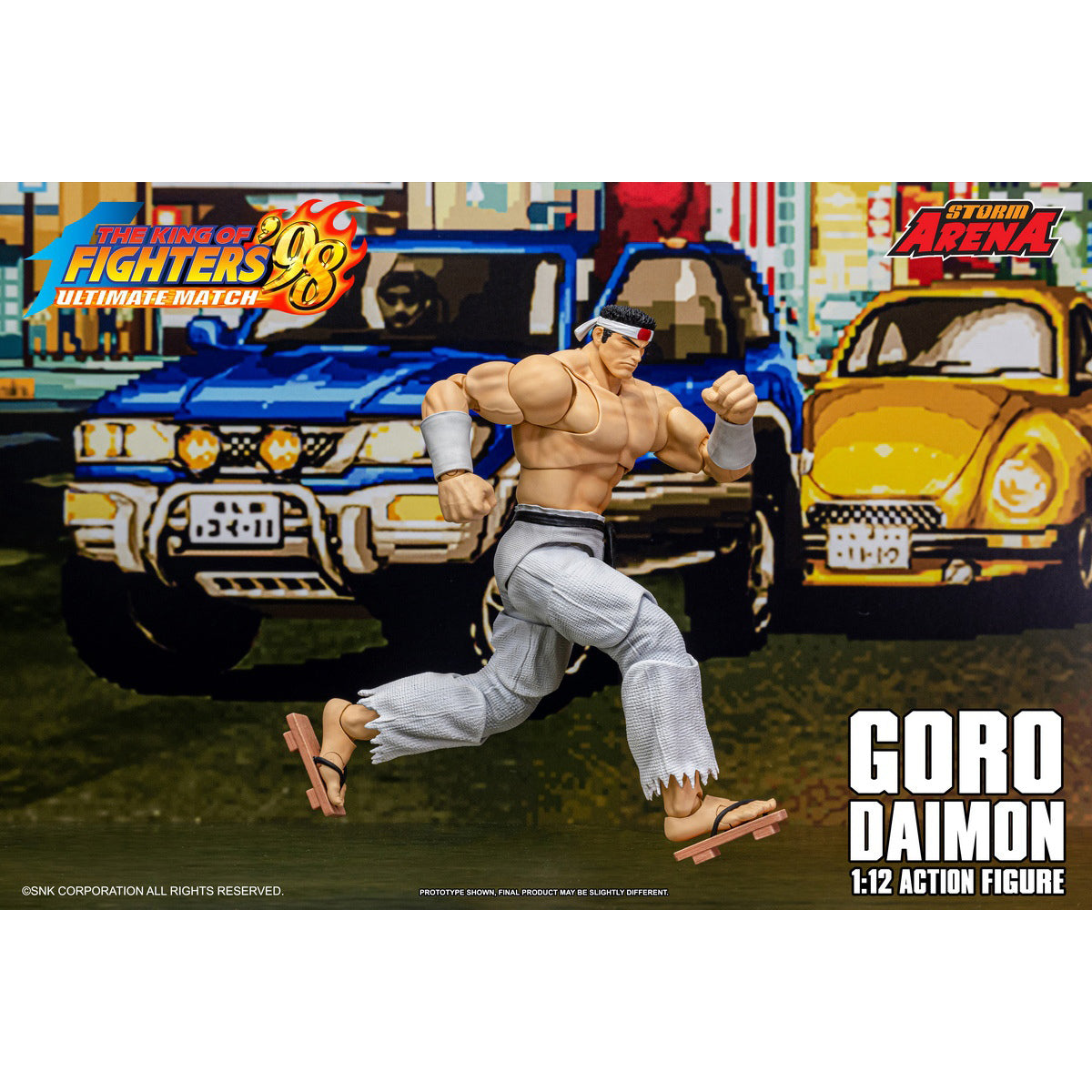 Storm Collectibles The King Of Fighters'98 UM KFSA01 Benimaru Nikaido Storm Arena KFSA02 Goro Daimon Storm Arena KFSA03 Kyo Kusanagi Storm Arena 1/12 Scale Action Figure