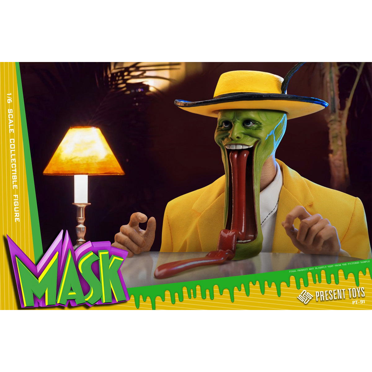 PRESENT TOYS Masked Man in Yellow Tailcoat Action Figures