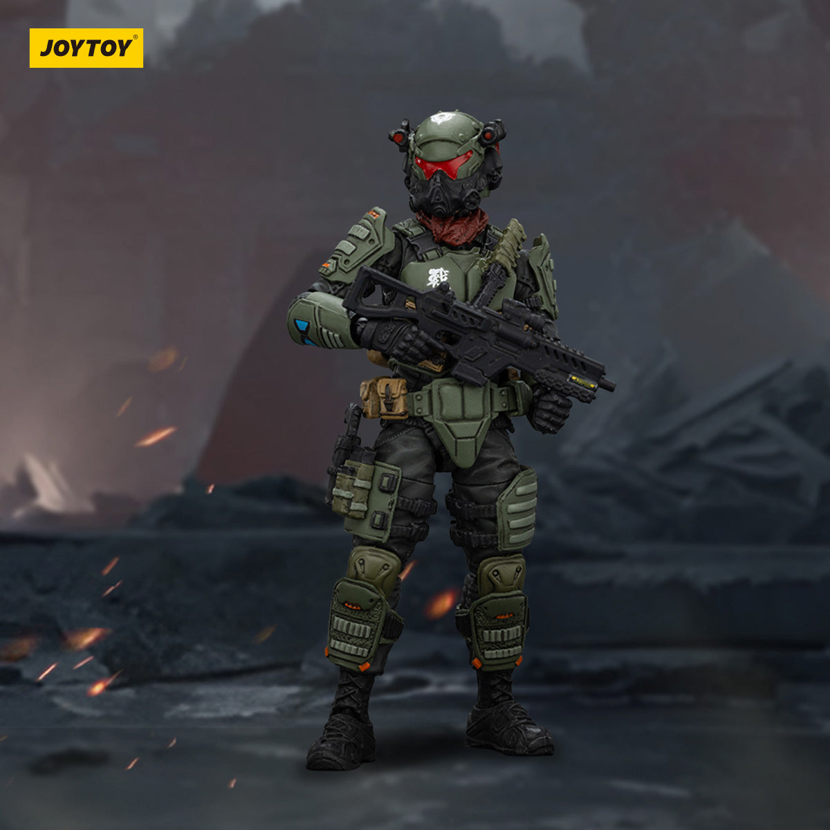 JOYTOY Stellar Scar Assault Team Ghostmanganese/Firesulfur/Titanite/Darksilicon/Gravelgold 1/18 Scale Action Figure