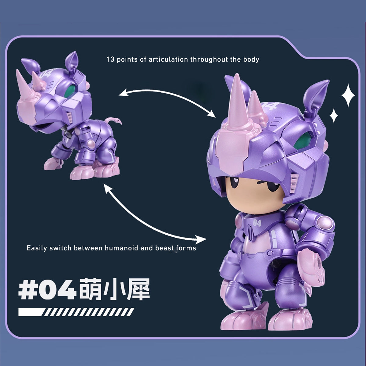 CANG TOYS, Trans Age Pocket Transformation 1st Edition Q-Version Pet Mecha, Blind Box Figure