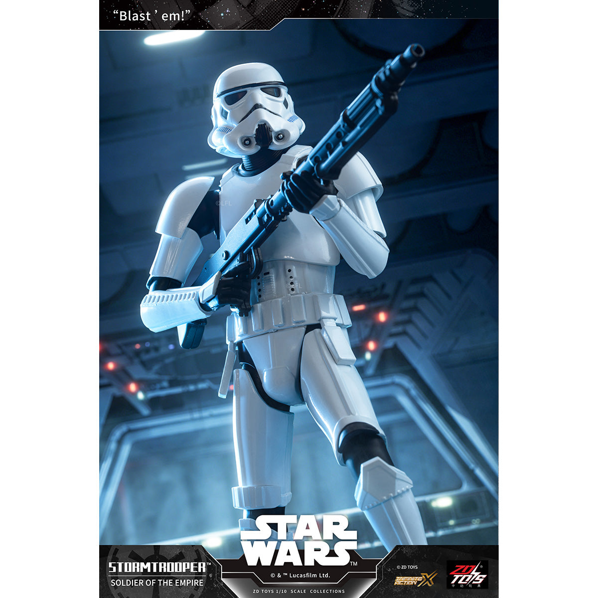 ZD Toys Star Wars 1966-02 Stormtrooper 1/10 Scale Action Figure Set