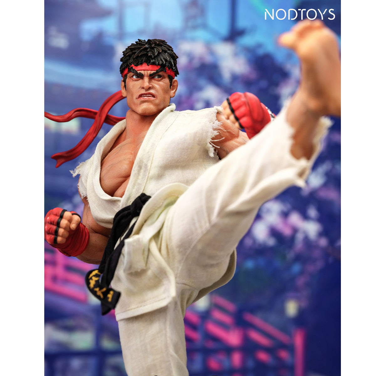 NODTOYS Silicone Articulated Figure Grandmaster of Fighting: Ryu Action Figures