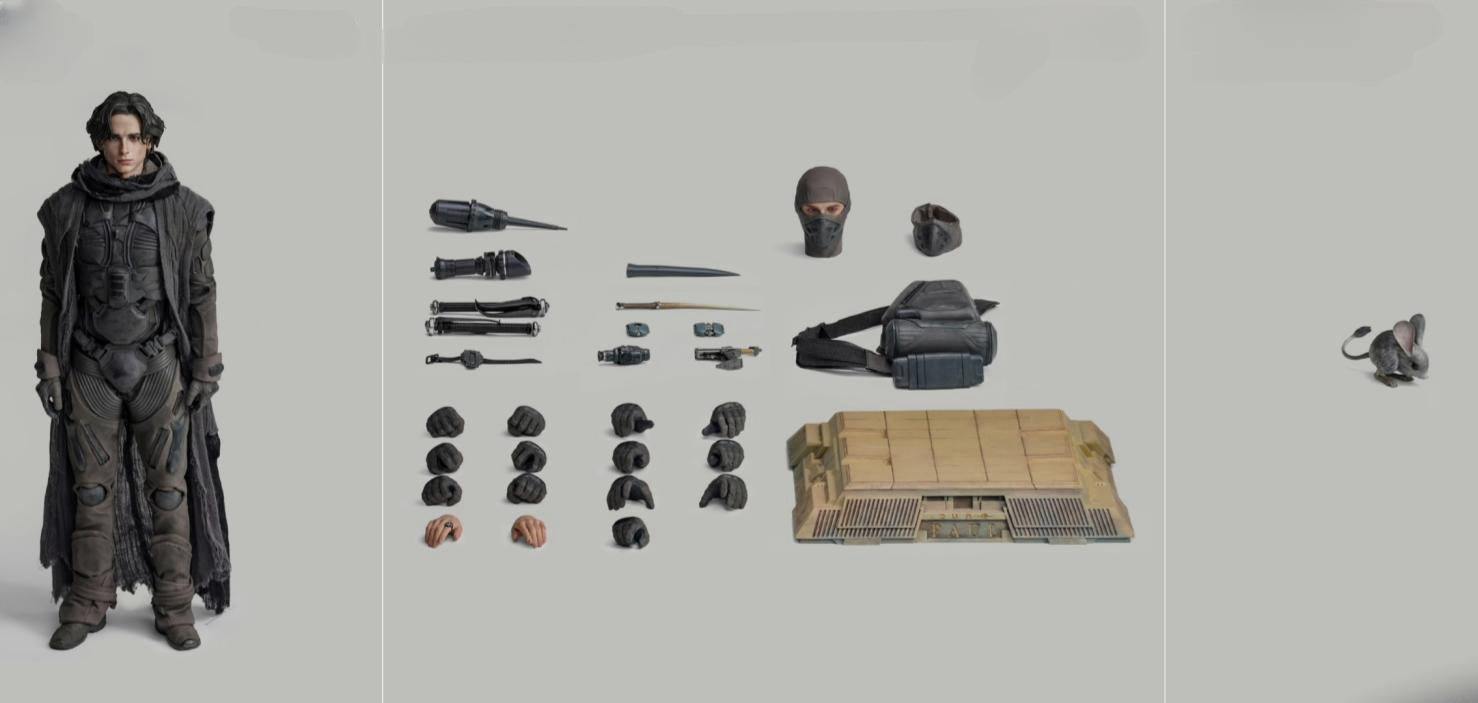 INART Collectible Figure Full Set: Paul Atreides, Movable Eye Design, 1:6 Scale Miniature Male Action Figurine Standard Version BLBZB