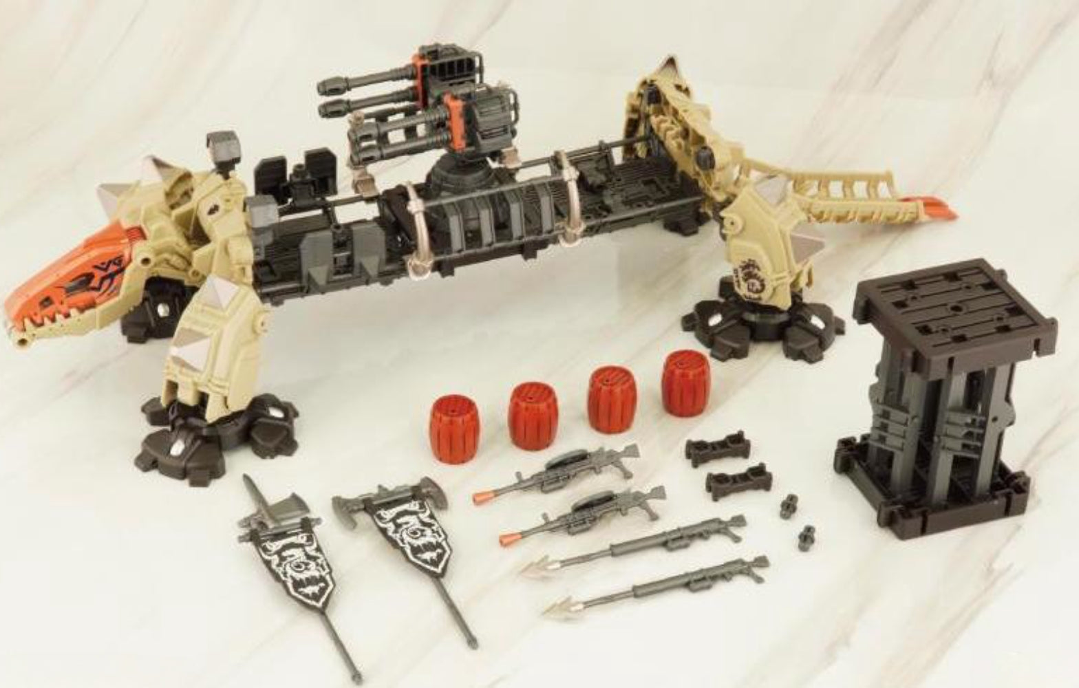 Figuras coleccionables de Toys Alliance: Carro de cañón Sand Rover Lizard, miniatura a escala 1:35 (Carro de cañón Sand Rover Lizard ARC-34)